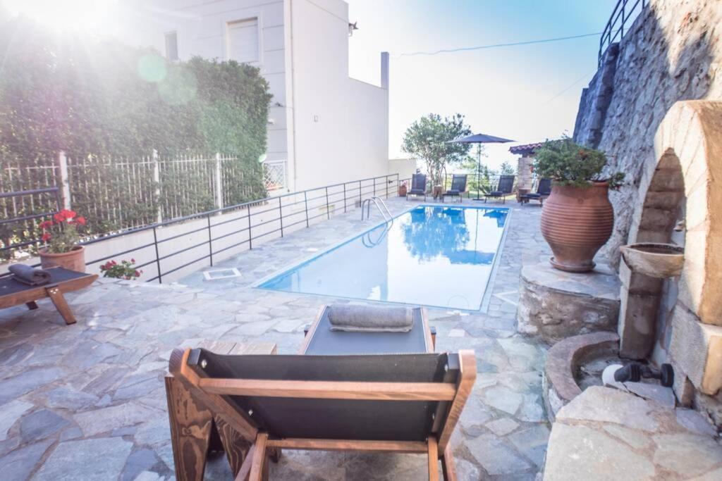 Villa Ventus, 40Sqm Private Pool & Hot Tub! Roussospítion Extérieur photo