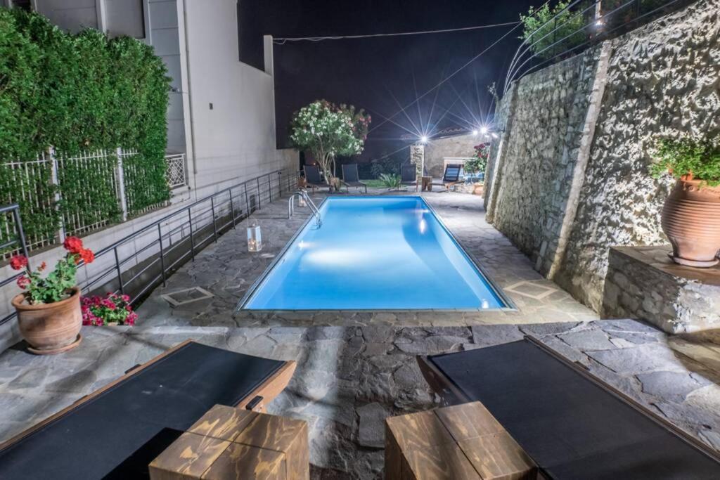 Villa Ventus, 40Sqm Private Pool & Hot Tub! Roussospítion Extérieur photo